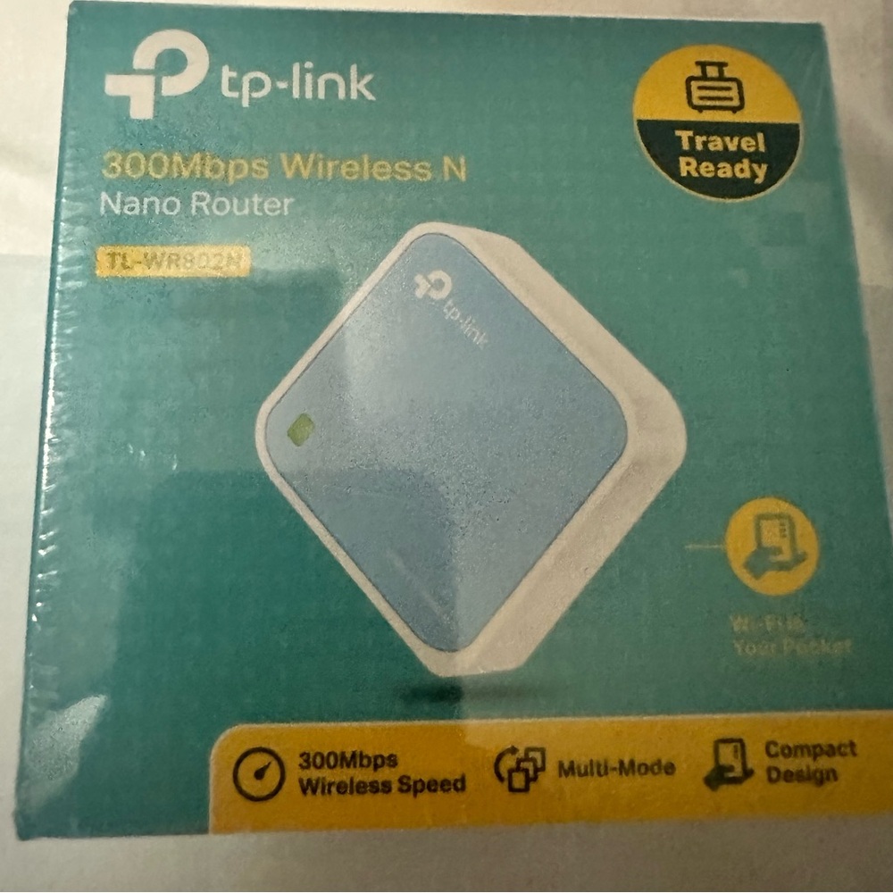 TP-Link Blue and White Wireless N Router